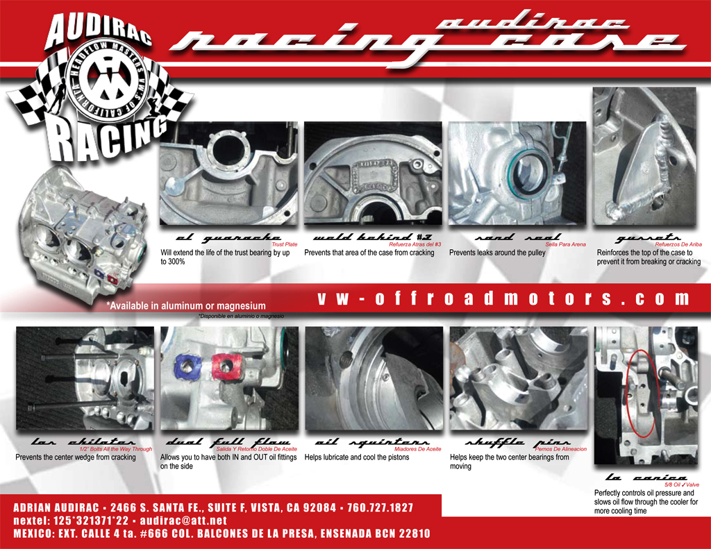 Audirac Racing Case